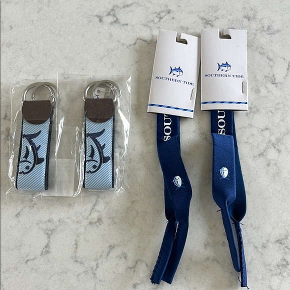NWT Southern Tide Key fobs and sunglass straps (Croakie). Navy. Unisex. One size - Picture 1 of 7